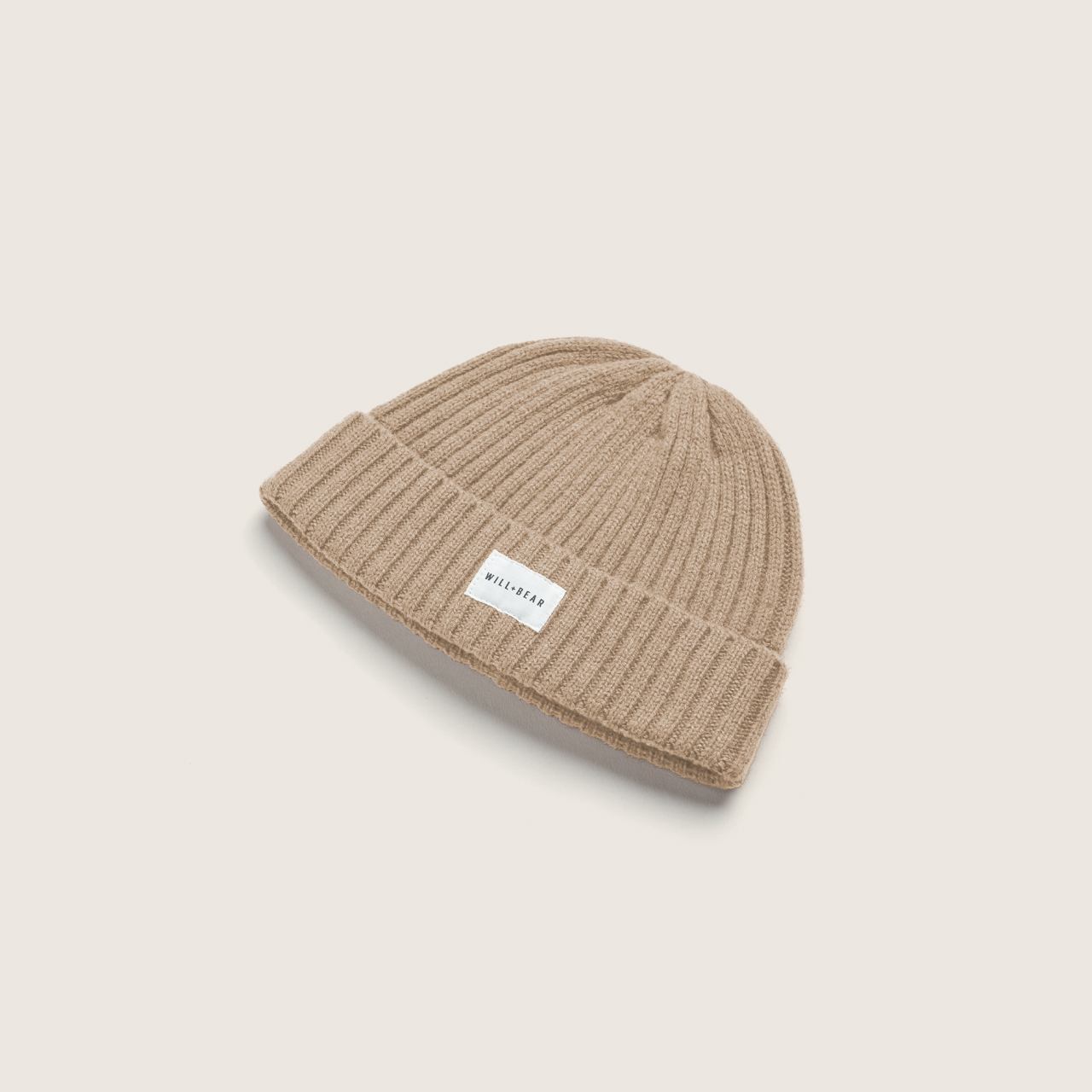 Levi Tusk | Beige Wool Beanie
