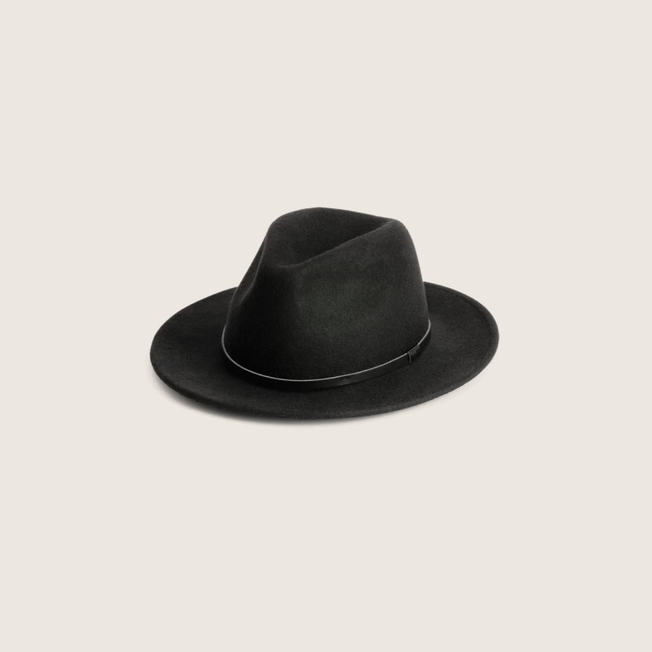 William Black Wool Fedora | Crushable Travel Hat - S