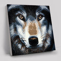 Wolf Crystal Art Canvas Kit 30x30cm