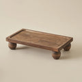 Wooden Rectangular Serving Stand