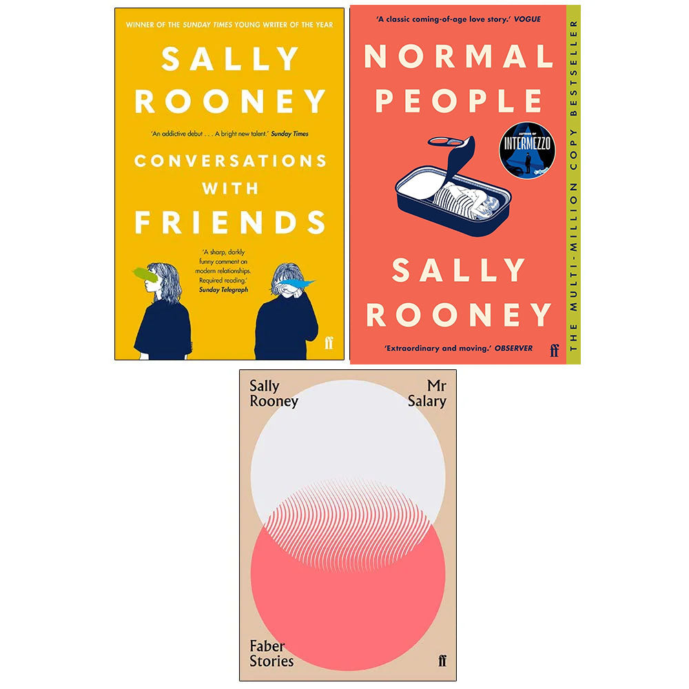 Sally Rooney 3 Books Collection Set ( Normal People, Conversations with Friends,Mr Salary)