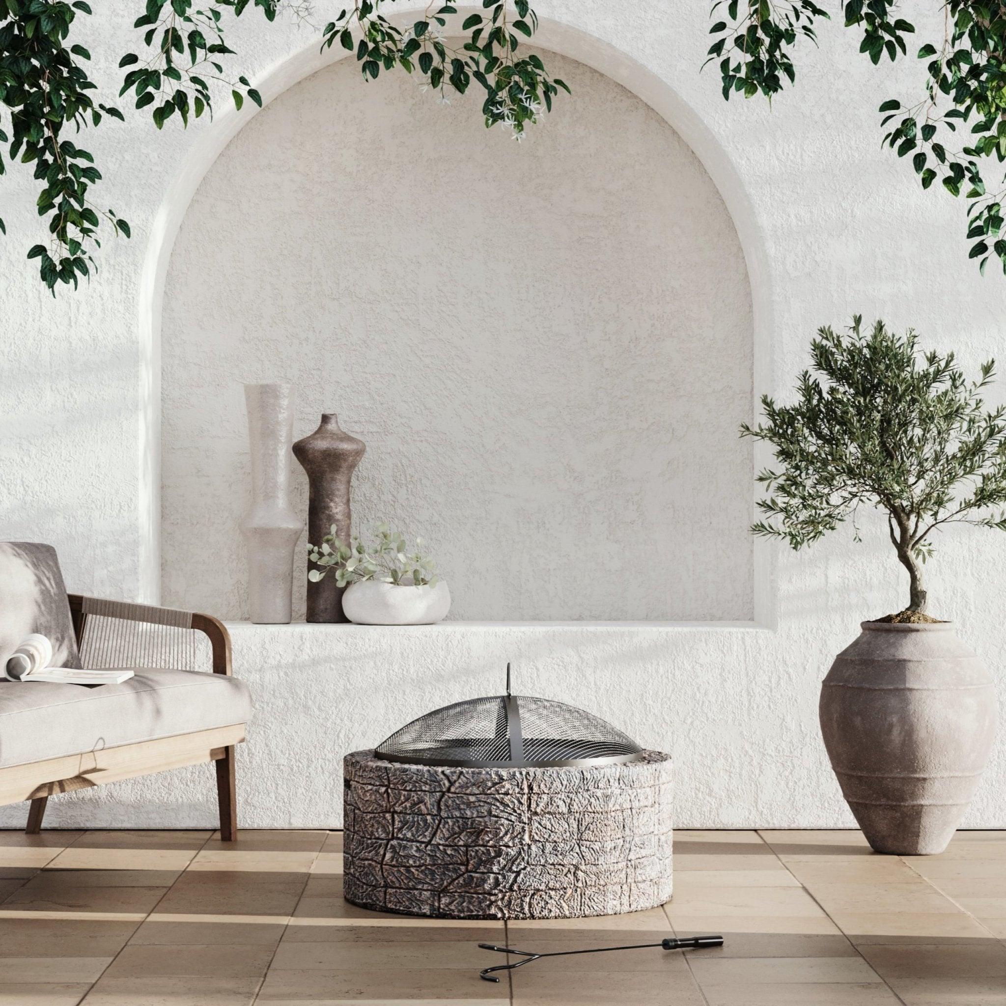KATLA XL Stone Fire Pit - Ø67cm
