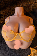 Riley: 24LB 3 in 1 Silicone Big Breast Masturbator  YL-55 with Vagina & Anal Tunnels
