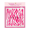 Zebra Pattern Stencil