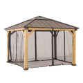 336cm x 336cm Gazebo Netting for Cedar Gazebo