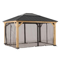393cm x 452cm Gazebo Netting for Cedar Gazebo