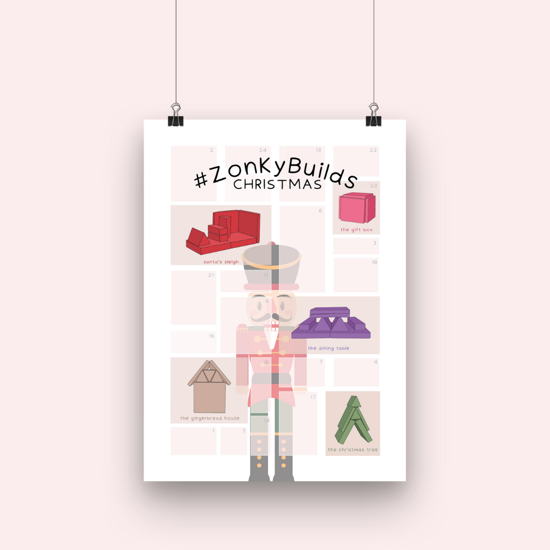 Zonky Builds Christmas Poster